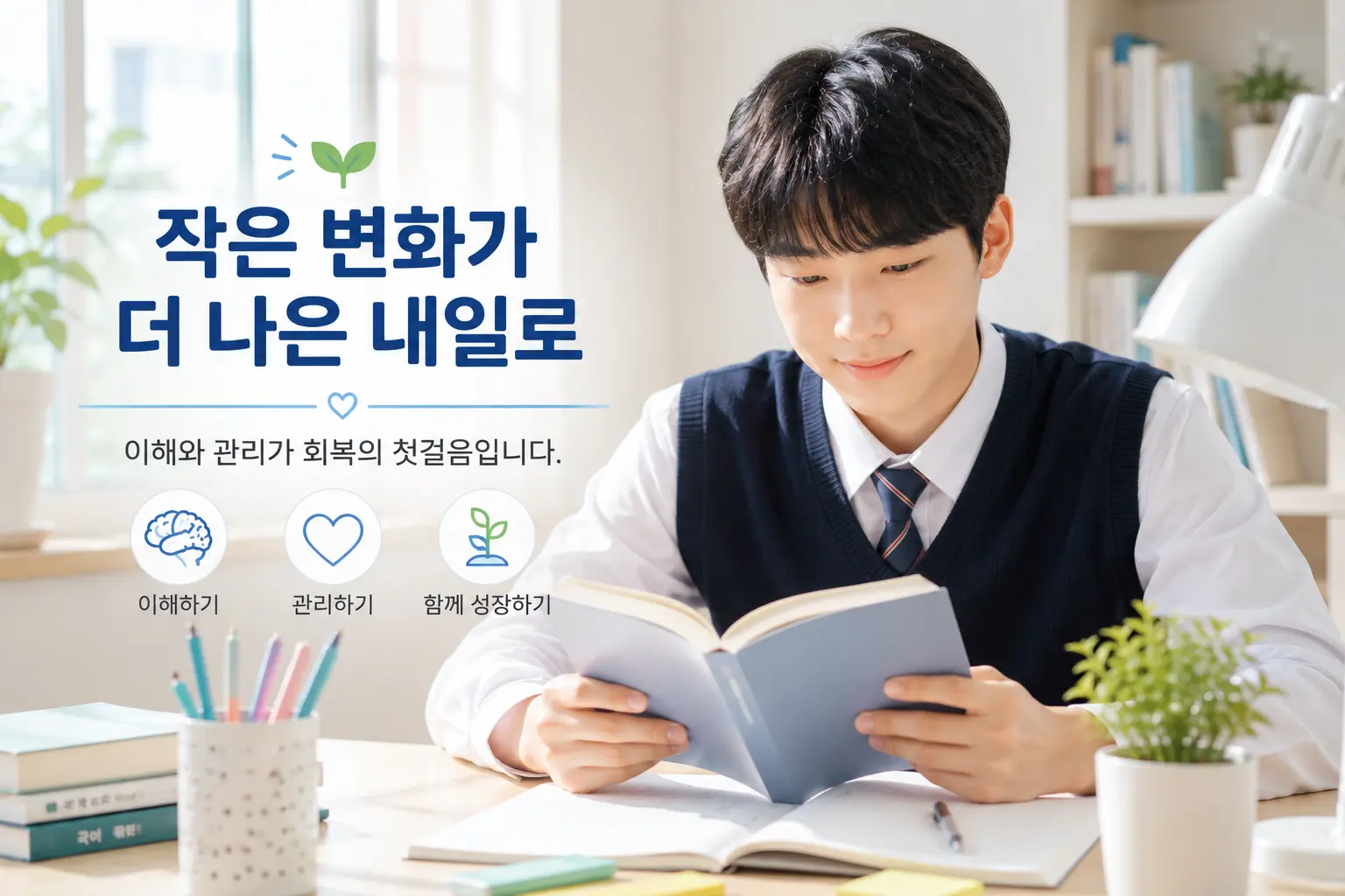 학업 스트레스와 틱장애 증상을 설명하는 한국인 학생