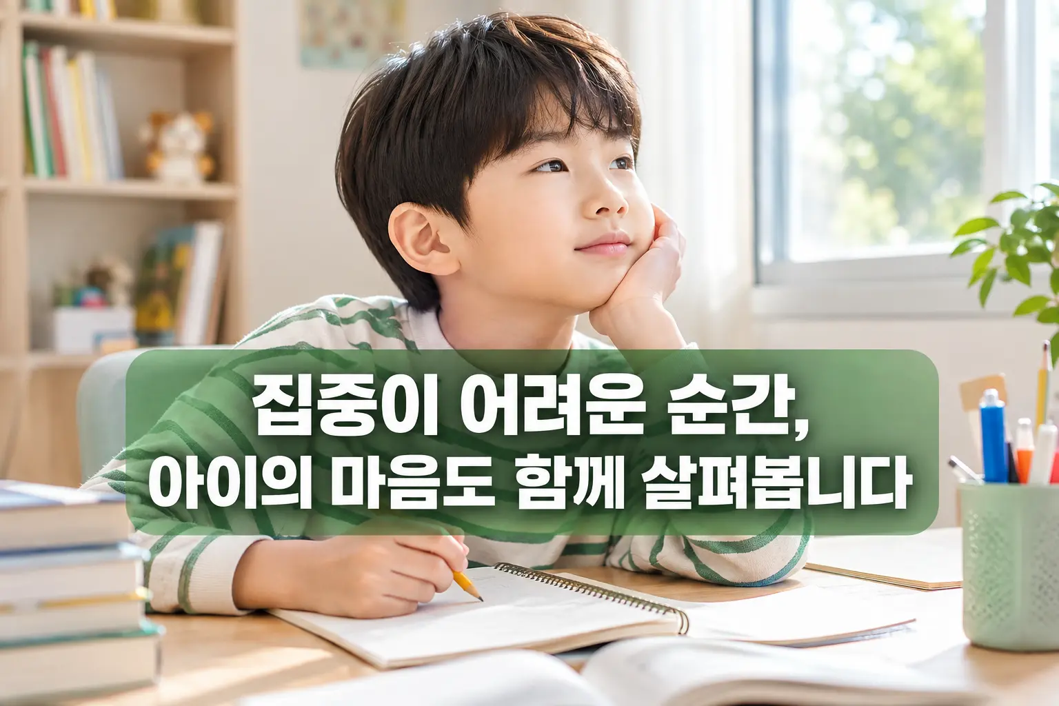 부천 ADHD 집중력 저하로 공부 중 주의가 흐트러진 한국인 아이