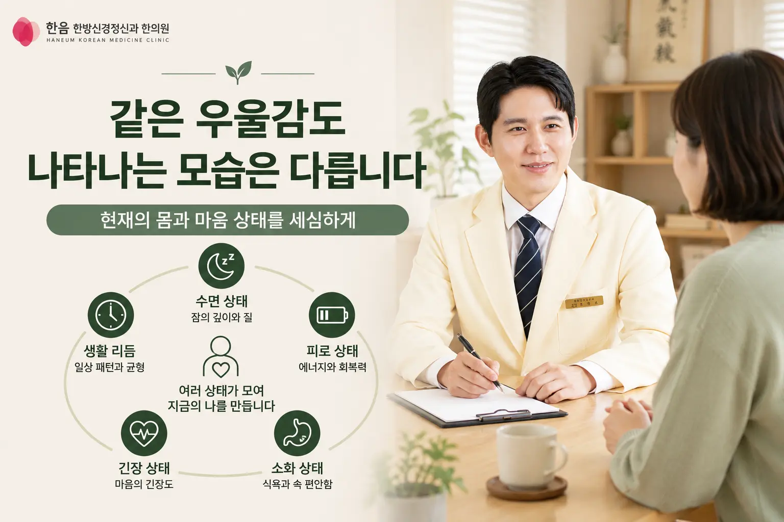 평택 우울증의 개인별 수면 피로 긴장 상태를 살펴보는 한의학적 접근 이미지